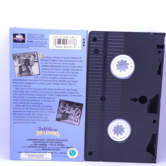 Ma & Pa Kettle in: The Kettles in the Ozarks VHS - Picture 2 of 3